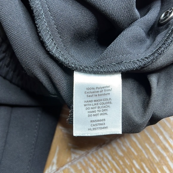 CASLON Black Side Buttons Trouser Pants L - Picture 3 of 7